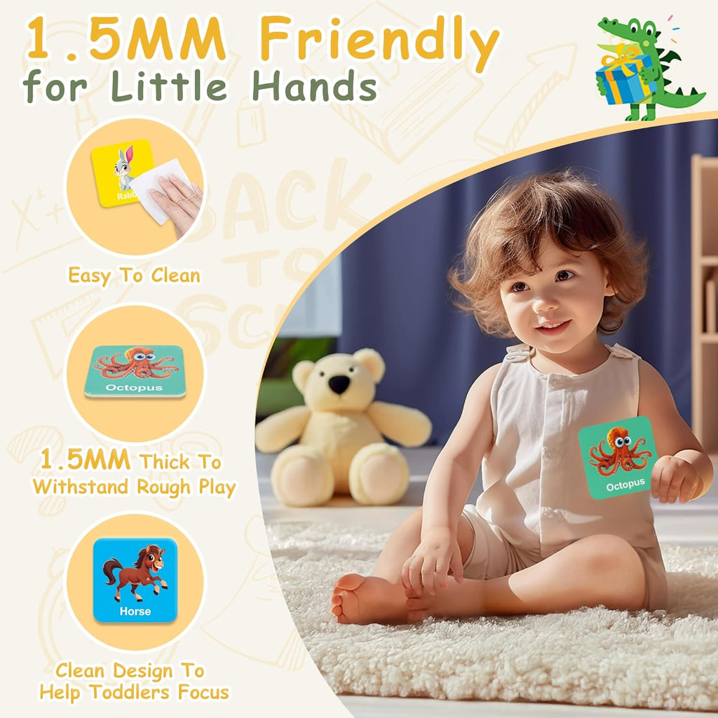 72 PCS Animals Memory Matching Game for Kids, Animal Theme Memory Game for Toddlers, Memory Cards Concentration Game for Ages 3 and Up