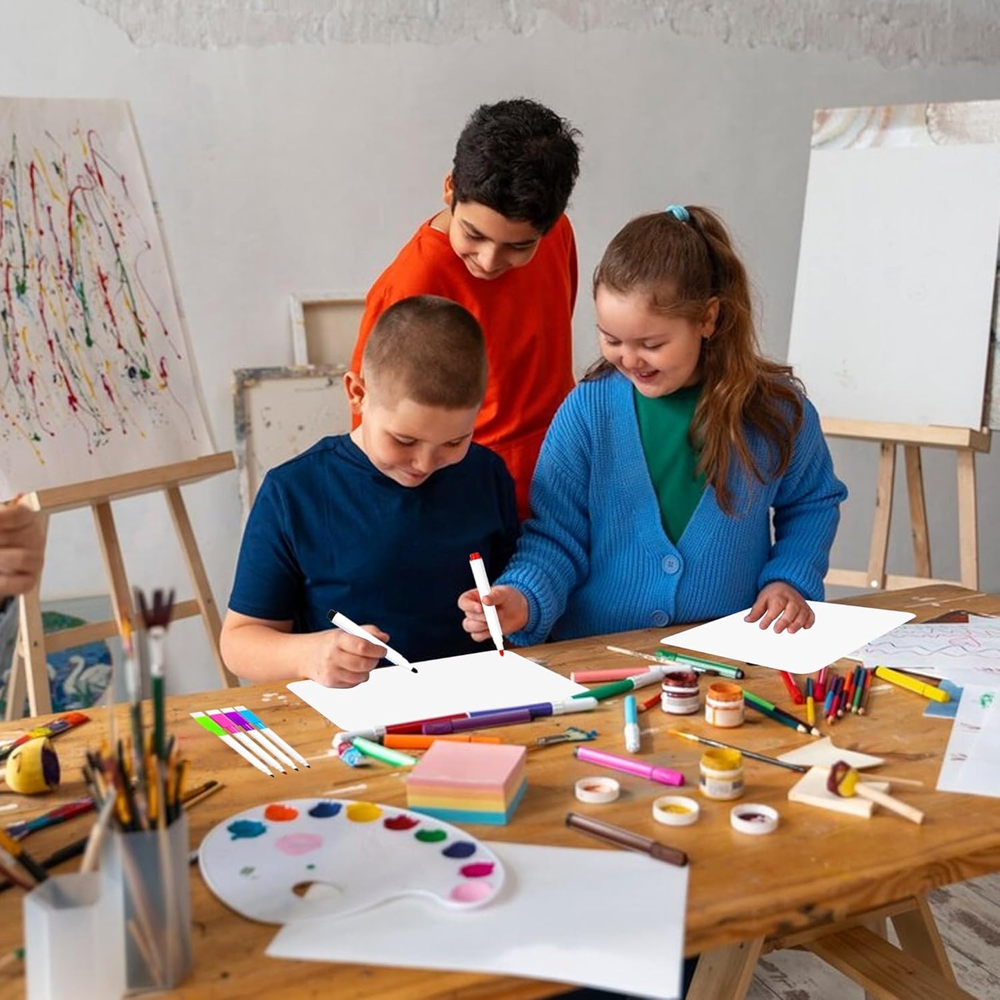 6 Pack Dry Erase Boards Classroom Pack Mini White Boards 9" x12”,Double Sided Personal Whiteboards for Students Teachers School Supplies Lapboards