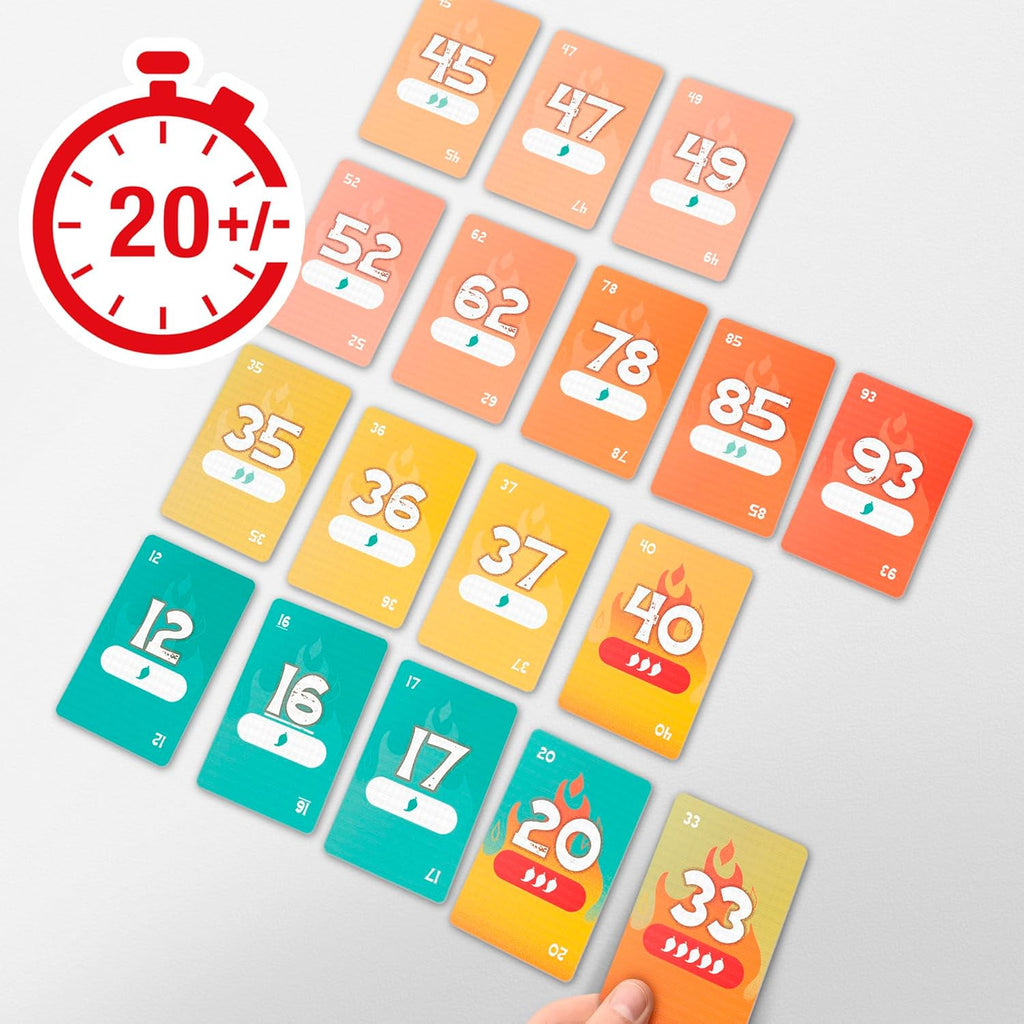 Beat The Heat Game | Family Party Card Game for Kids and Adults | Ages 8+ | 2 to 10 Players | 20 Mins. | Easy to Learn Strategy Card Games for Groups