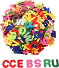Outus Felt Letters Stickers Self-Adhesive Alphabet Letters for Kids DIY Craft 500 Pieces, 1 Inch Assorted Colors