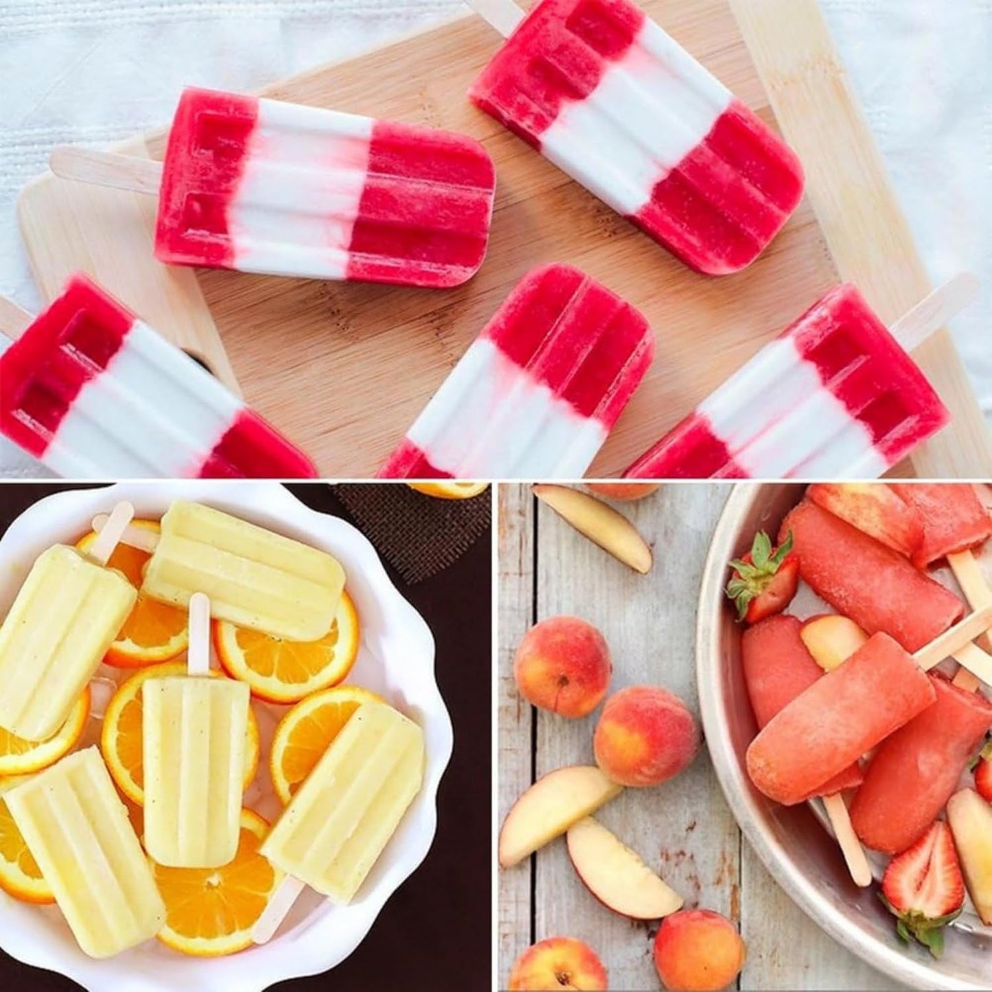 Jumbo 6 Inch Wooden Multi-Purpose Popsicle Sticks,Craft, Ice Cream, Wax, Waxing, Tongue Depressor Wood Sticks [1000 Count]