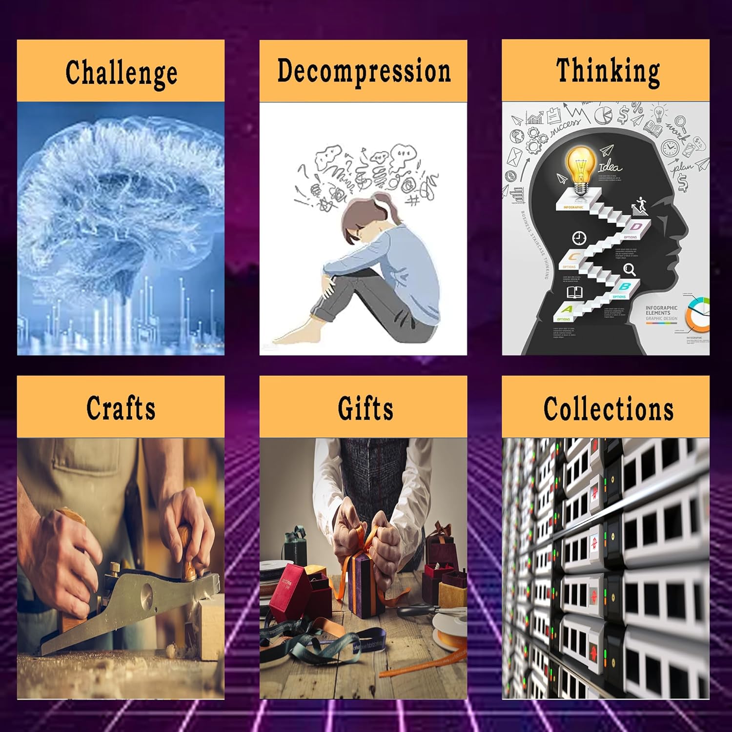 Metal Brain Teasers Puzzles 3PCS Unlock Interlocking Puzzles IQ Logic Test Disentanglement Educational Toy for Kids Adults