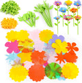 cosone DIY Fabric Flower Bouquets Toys Accessories - Flowers Market Toy Accessories - Arts & Crafts Toy Accessory Craft Kit for Girls Ages 3 4 5 6 7 8, Educational Preschool Arts & Crafts Toys