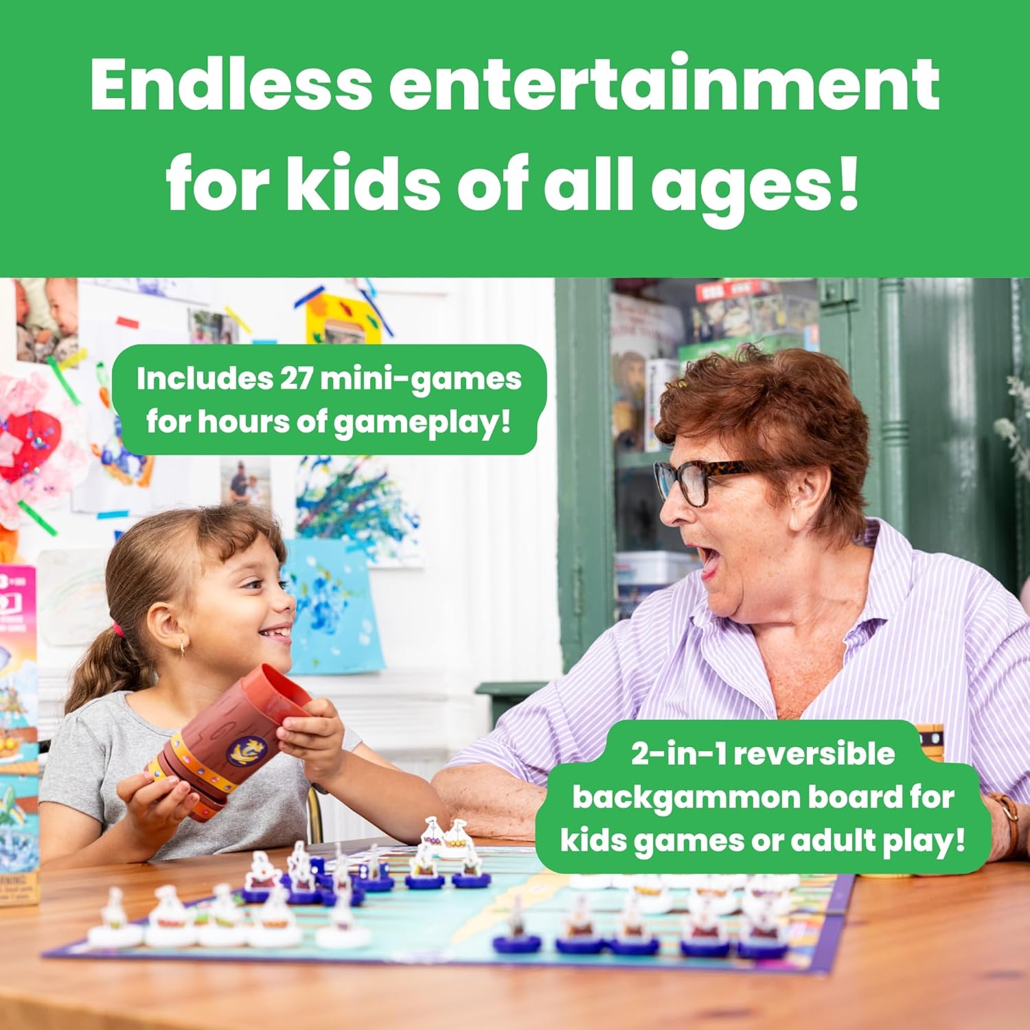 Story Time Chess - Chess Sets for Kids, Kids Chess Set, Chess Game Toddlers, Learning Games for Kids, Chess Sets for Boys & Girls