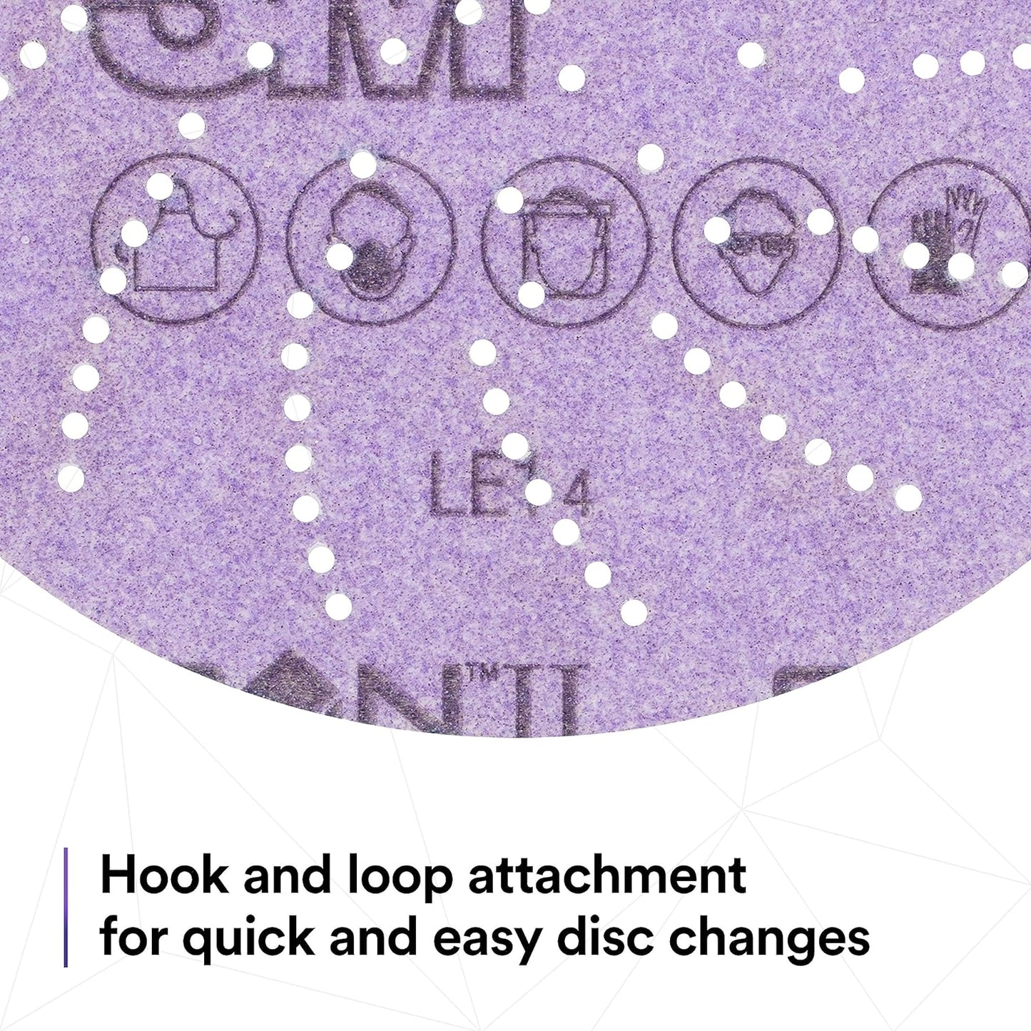3M Xtract Cubitron II Hookit Clean Sanding Film Disc 775L, 150+, 6 in, Pack of 50 Hook and Loop Sanding Discs for Paint Preparation and Removal, General Sanding, Refining, Blending, and Featheredge