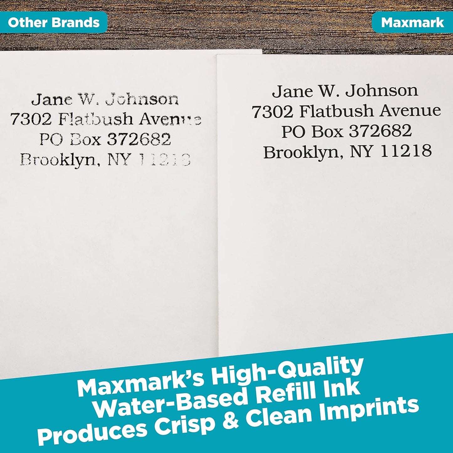 MaxMark Premium Refill Ink for self Inking Stamps and Stamp Pads, Magenta Purple Color - 1 oz.