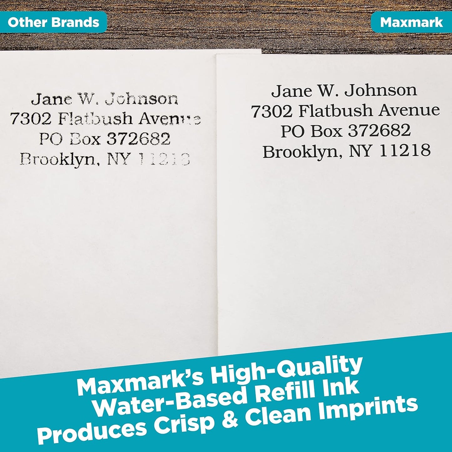 MaxMark Premium Refill Ink for self Inking Stamps and Stamp Pads, Black Color - 1 oz.