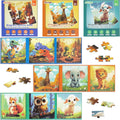 Puzzles for Kids Ages 3-5 3PK-113PCS-9 Animal Themes Magnetic Puzzles for Kids 4-6 Travel Puzzle for Airplane/Car/Road Trip/Gift Toys for 3 4 5 6 Year Old Girls and Boys