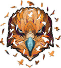 Eco-Wood-Art Wooden Puzzle - Eagle S | Majestic Bird Jigsaw Puzzle for Adults | 3D Eagle Decor | 120 Intricate Pieces | Eco-Friendly Home Decor Gift