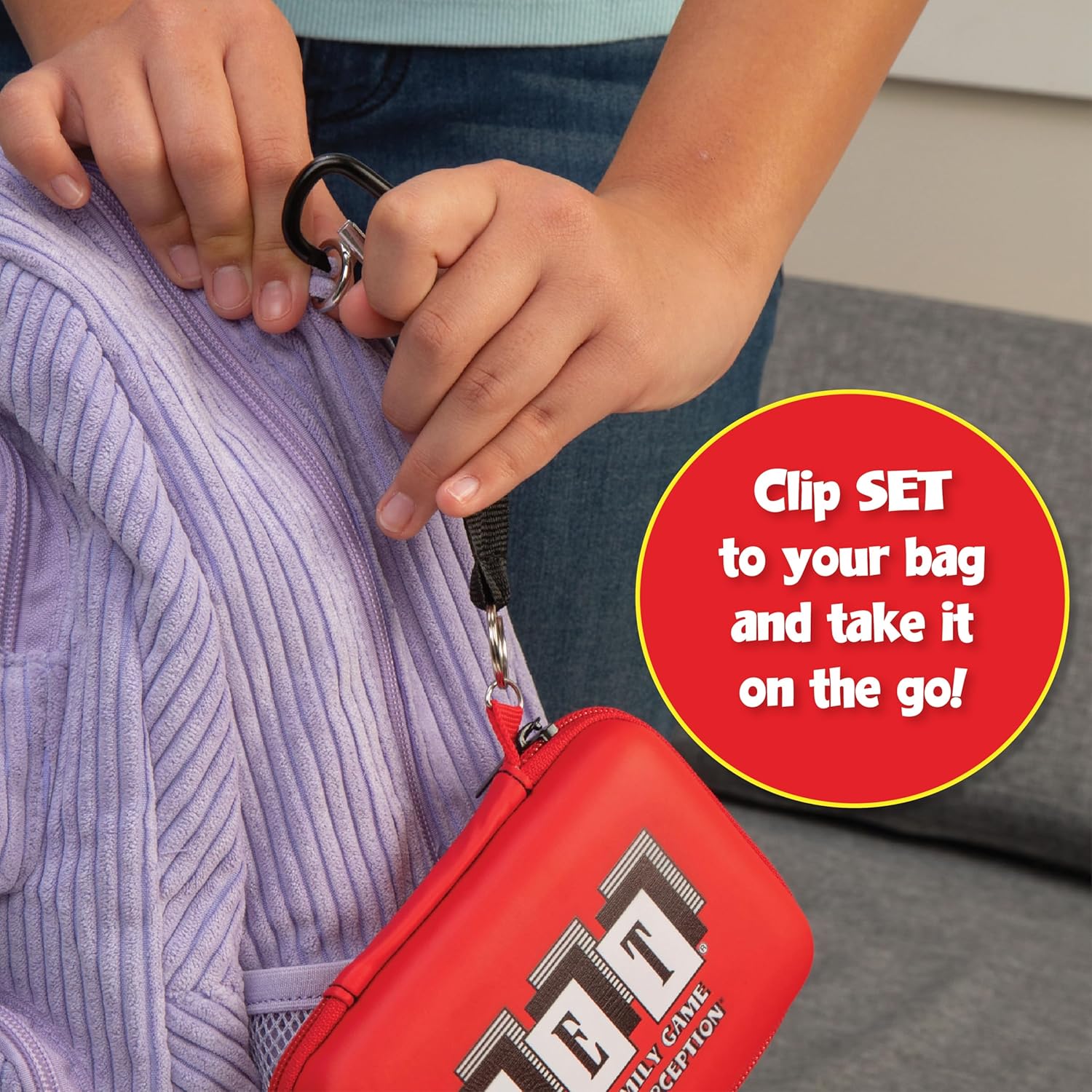 PlayMonster Set Card Games for Kids - Travel Case Bundle, Cards Included, Fun Family Games, Travel, Memory, Learning, Multi-Player, Ages 6+