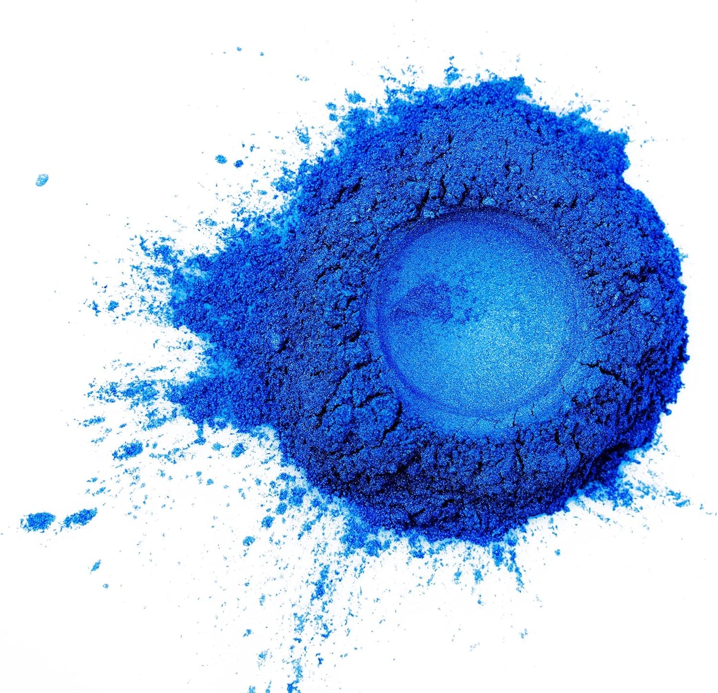 Blue Mica Powder for Epoxy Resin 56g / 2oz. Jar - TECHAROOZ 2 Tone Resin Dye Color Pigment Powder for Lip Gloss, Nails, Colorant for Slime Bath Bombs Soap Making & Polymer Clay