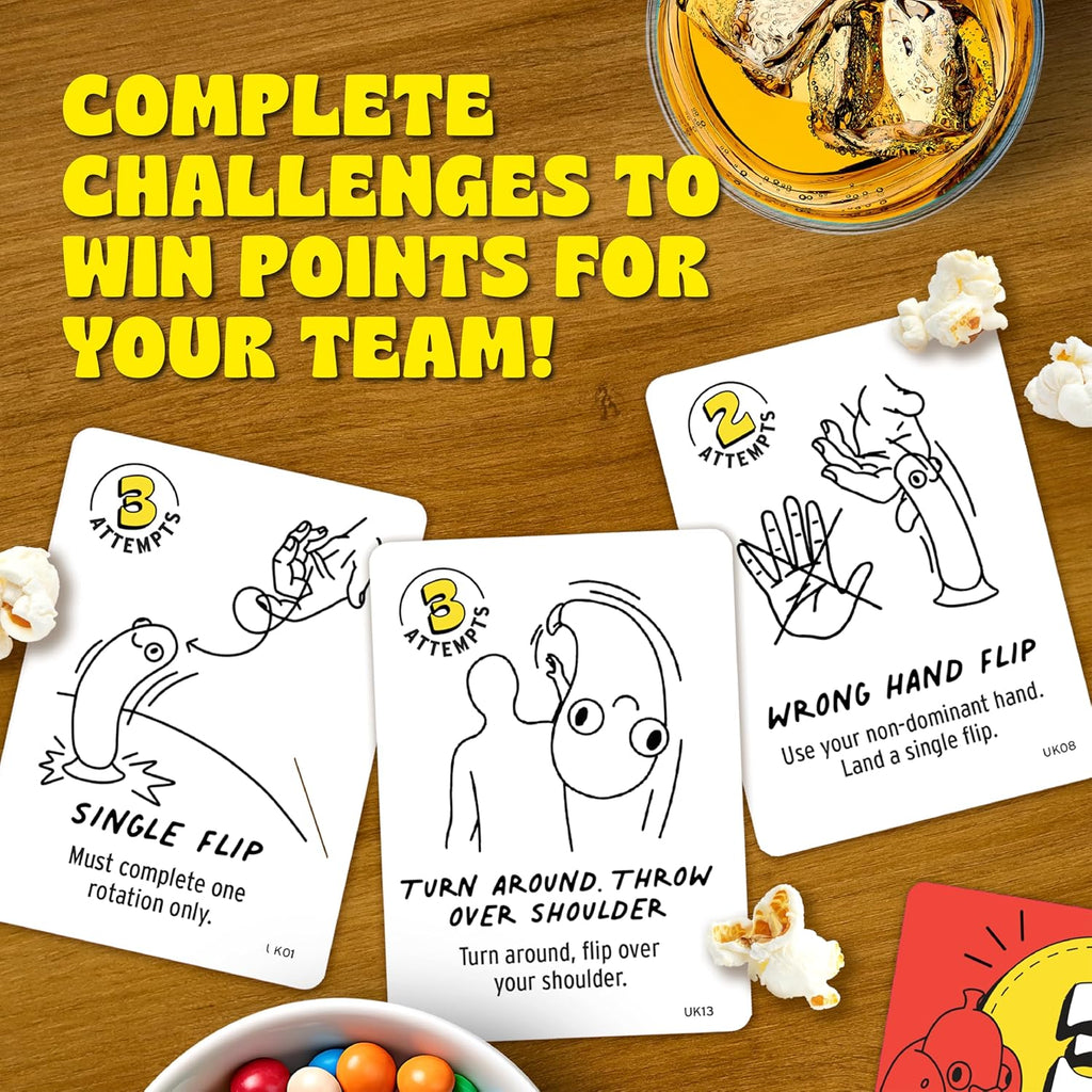 Big Potato Chicken vs Hotdog: Funniest Party Game You'll Ever Play | Flippin' Fun for Family, Adults and Kids - Perfect Halloween Game | Bonus Content Included