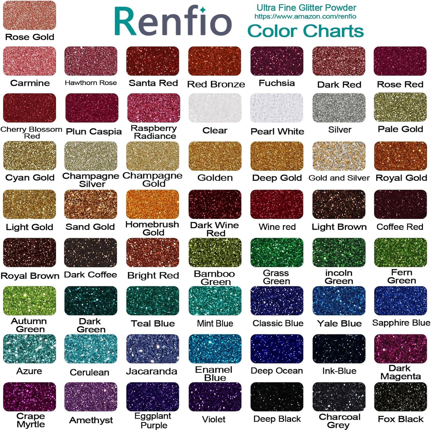 Renfio Ultra Fine Glitter Powder Metallic Resin Glitter 2.11 Oz (60g) PET Flakes Crafts Sequins 1/128" 0.008" 0.2mm Epoxy Chips Flakes for Tumblers Slime Christmas Roses Decorations - Wine Red
