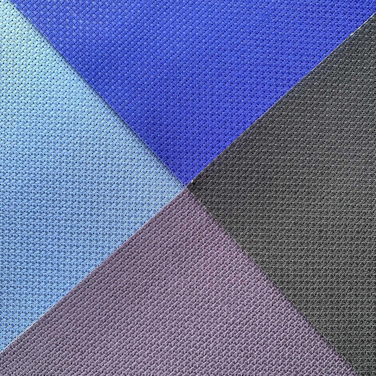 Aida Cloth 14 Count Cross Stitch Fabric,19×28inch (14CT,Dark Navy)