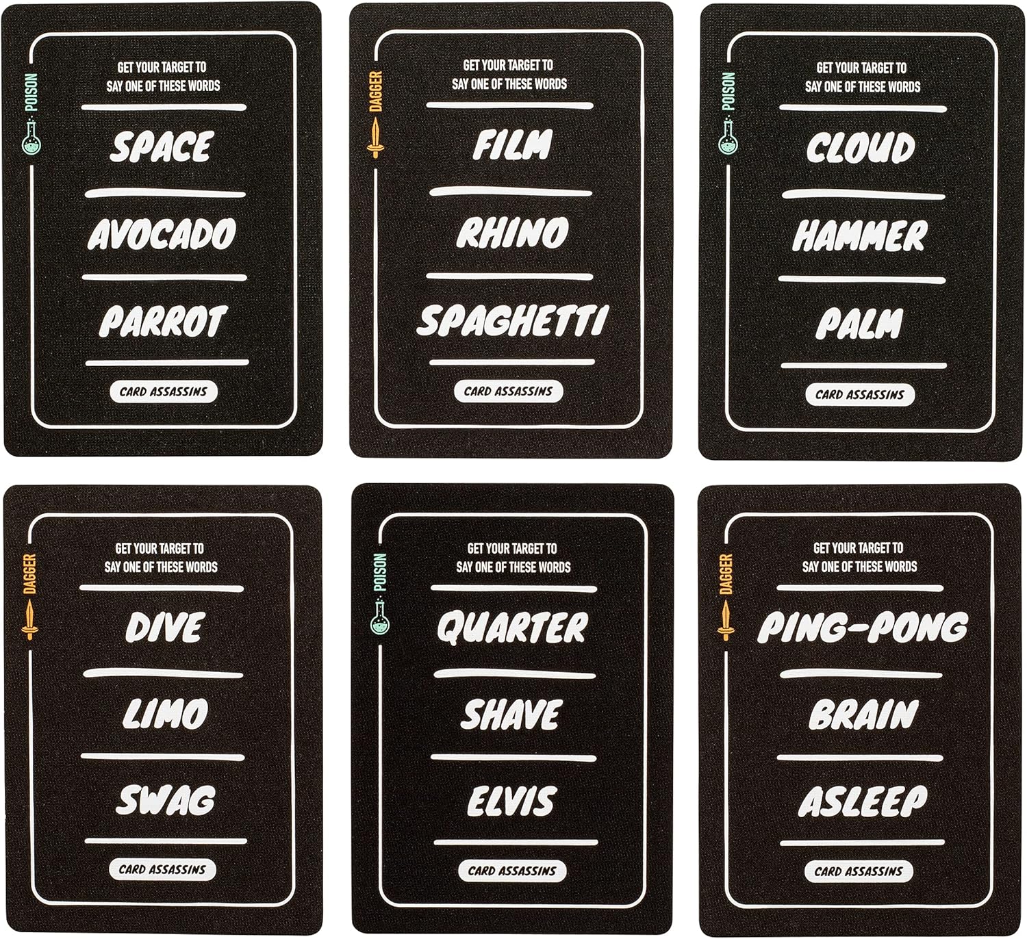 Stellar Factory Card Assassins: A Party Game Without Safe Words