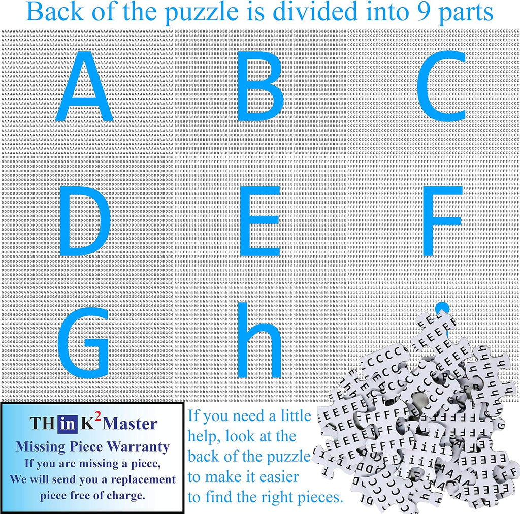 Think2Master Holiday Collage 500 Pieces Large Format Jigsaw Puzzle: Kids 12+, Teens, Adults & Families. A Year of Celebration an Excellent Present for Birthdays, Christmas. Size: 26.8” X 18.9”